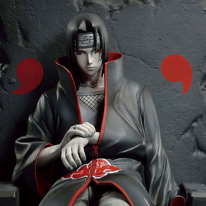 Naruto Shippuden - Itachi Uchiha - The Brush Tones Diorama Figur - 17cm - Bandai Banpresto