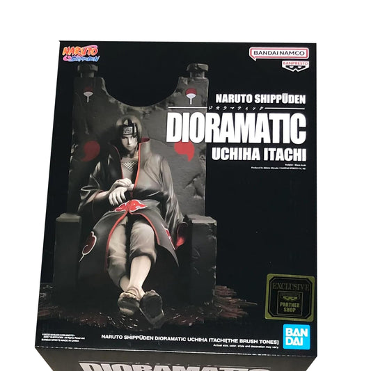 Naruto Shippuden - Itachi Uchiha - The Brush Tones Diorama Figur - 17cm - Bandai Banpresto