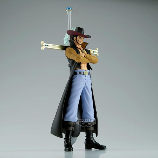 One Piece - Dracule Mihawk - Grandline Series Figur - 17cm - Bandai Banpresto