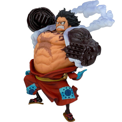 One Piece - Monkey D. Ruffy Snakeman Ver.A - King of Artist Figur - 14cm - Bandai Banpresto