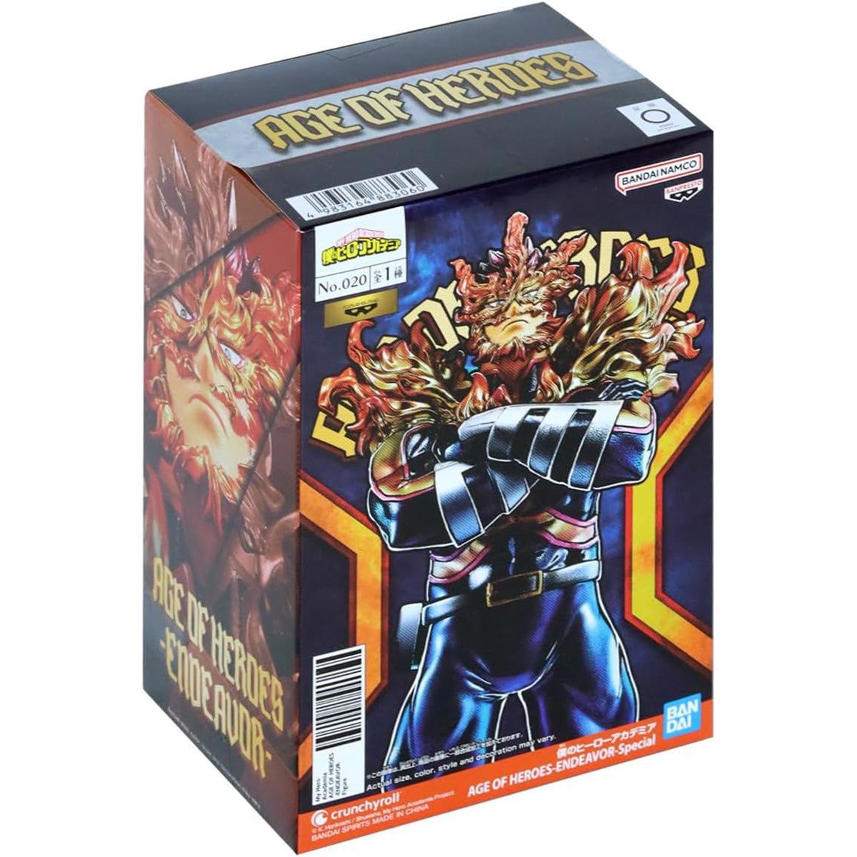 My Hero Academia - Endeavor - Age of Heroes Figur - 19cm - Bandai Banpresto