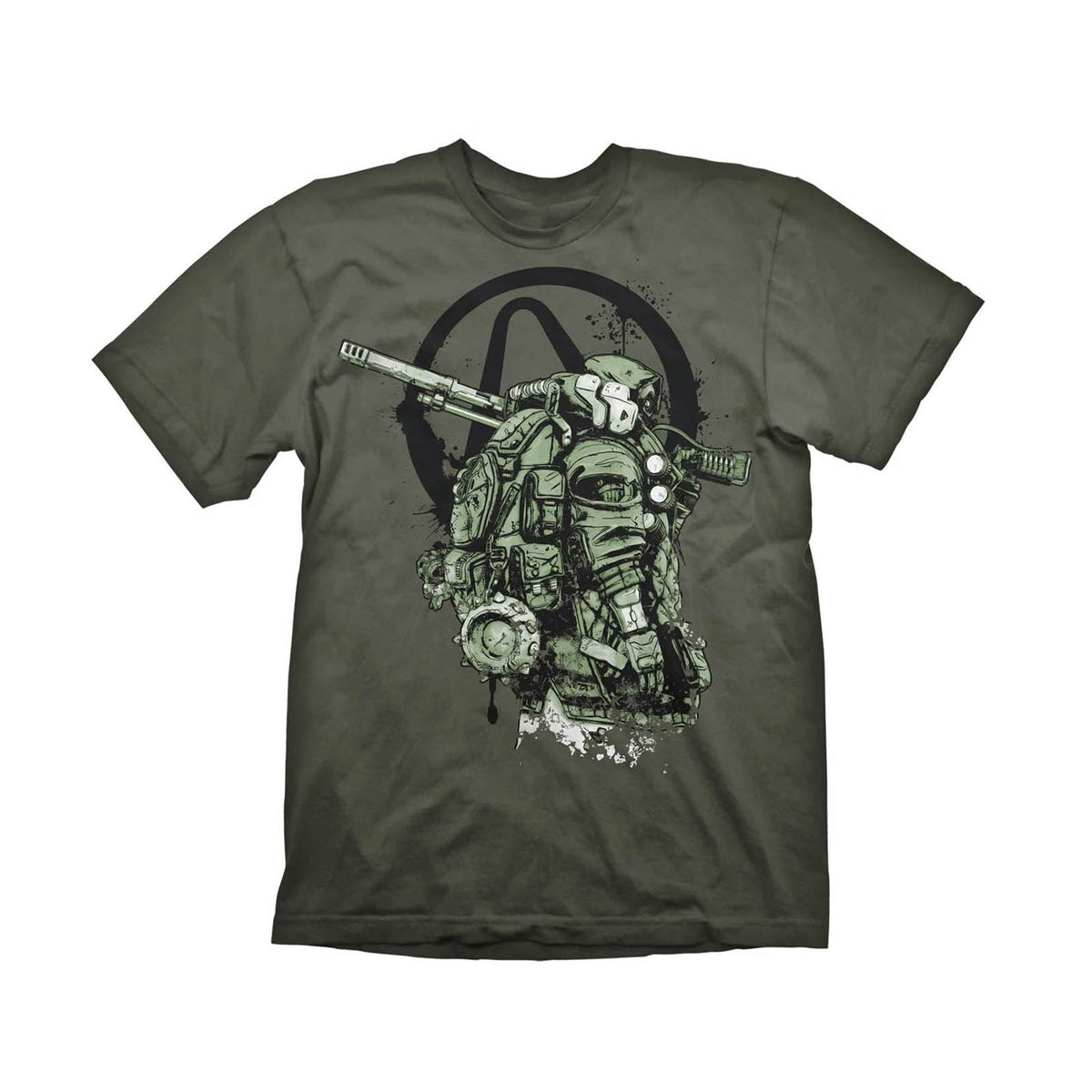 Borderlands 3 FL4K T-Shirt Olivgrün