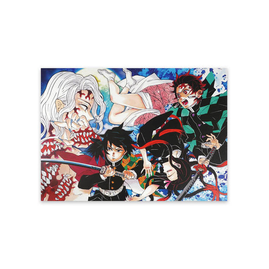 Demon Slayer Hartschaum Wandbild 30x42cm