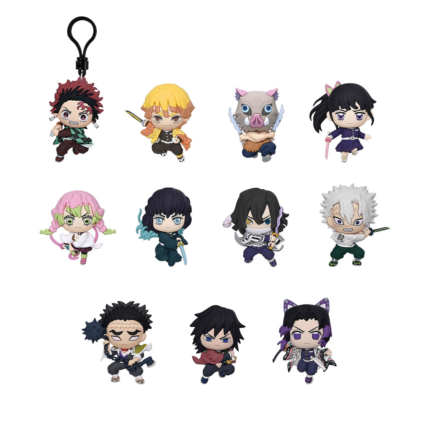 Demon Slayer Infinity Castle 3D Bag Clip