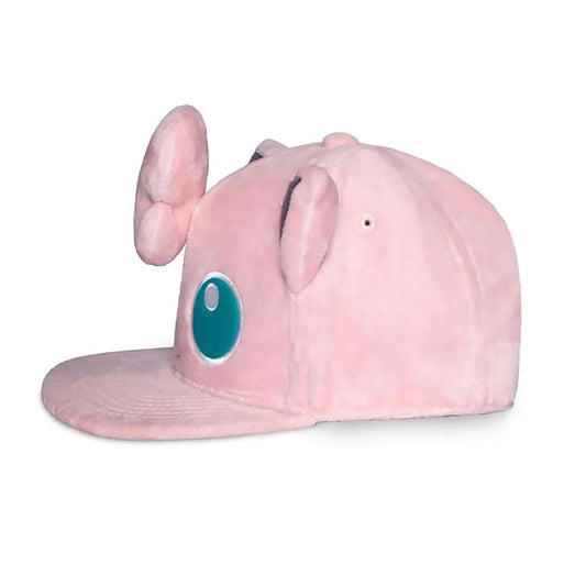 Pummeluff Jigglypuff Plüsch-Snapback mit Ohren, Pokémon Kappe - Difuzed