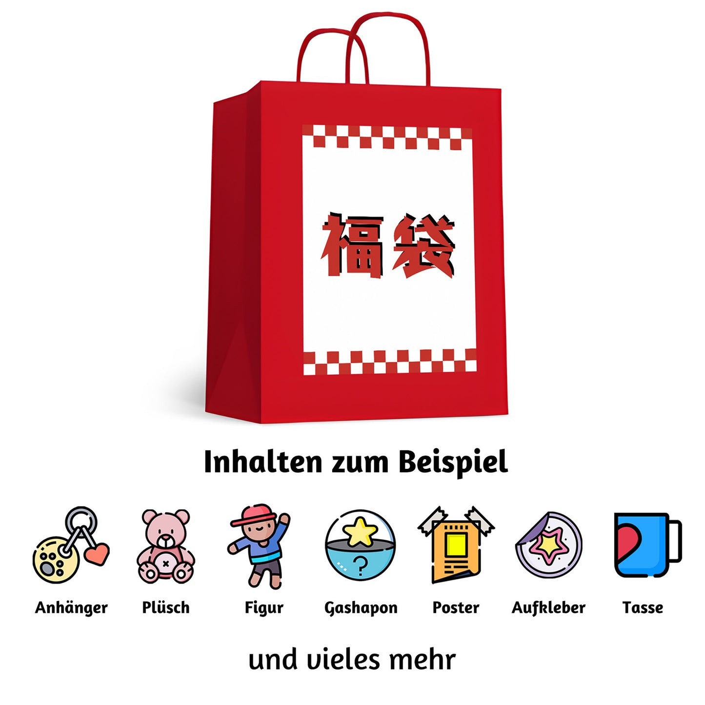 Dragon Ball Merch Überraschung Set mit garantiert einer Figur, Lucky Bag
