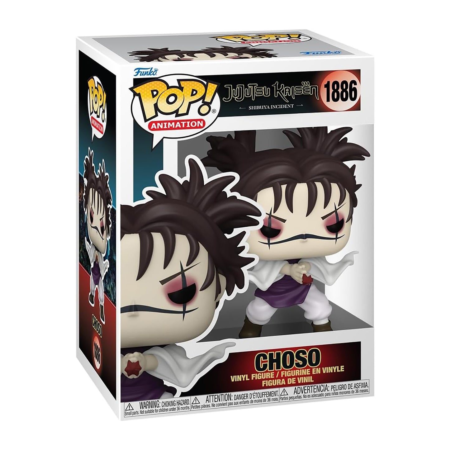 Choso mit Umhang, Jujutsu Kaisen Sammelfigur, 1886, 9,5 cm - Funko POP!