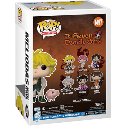 Seven Deadly Sins - Meliodas mit Hawk - Funko Pop! #1497 - 9,5cm
