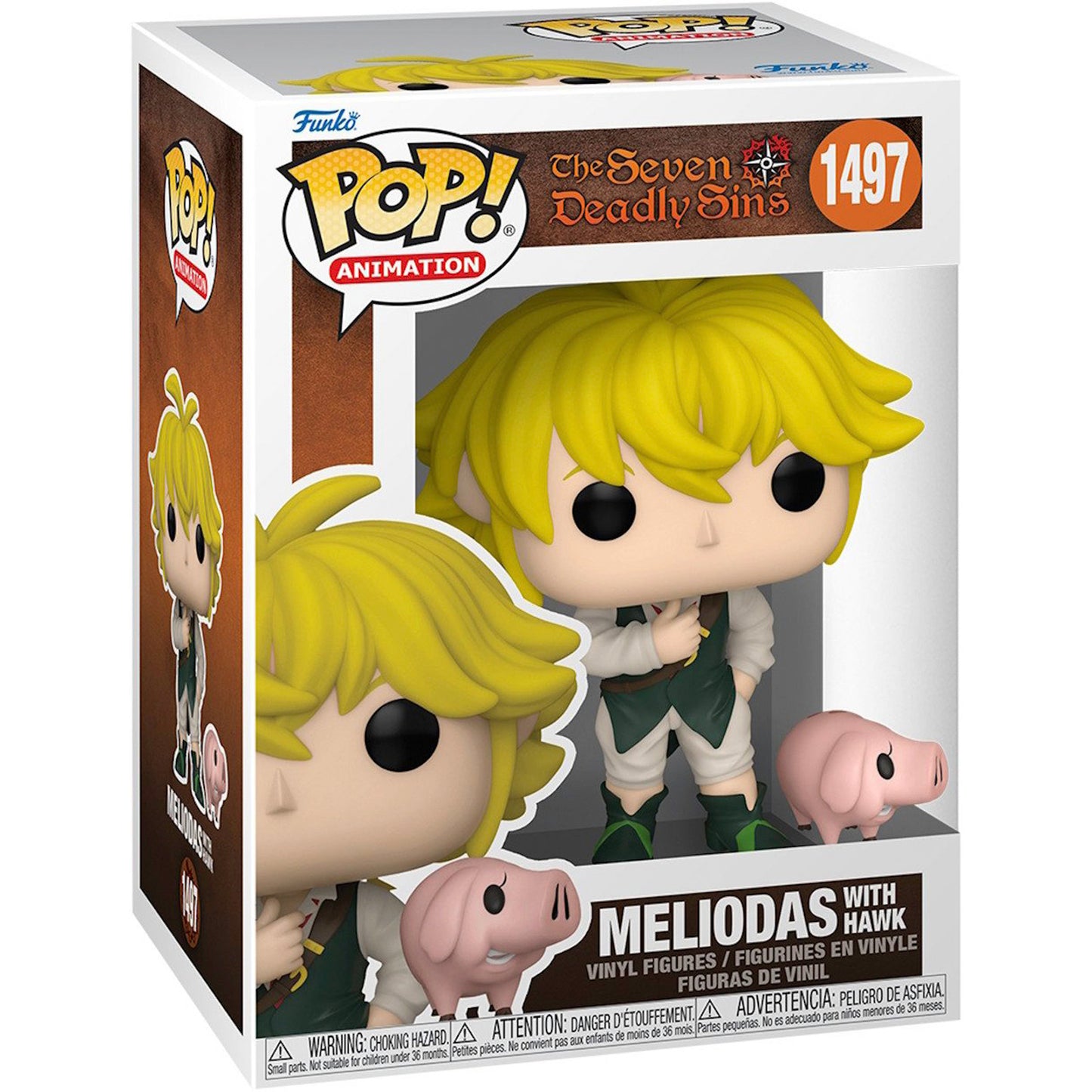 Seven Deadly Sins - Meliodas mit Hawk - Funko Pop! #1497 - 9,5cm