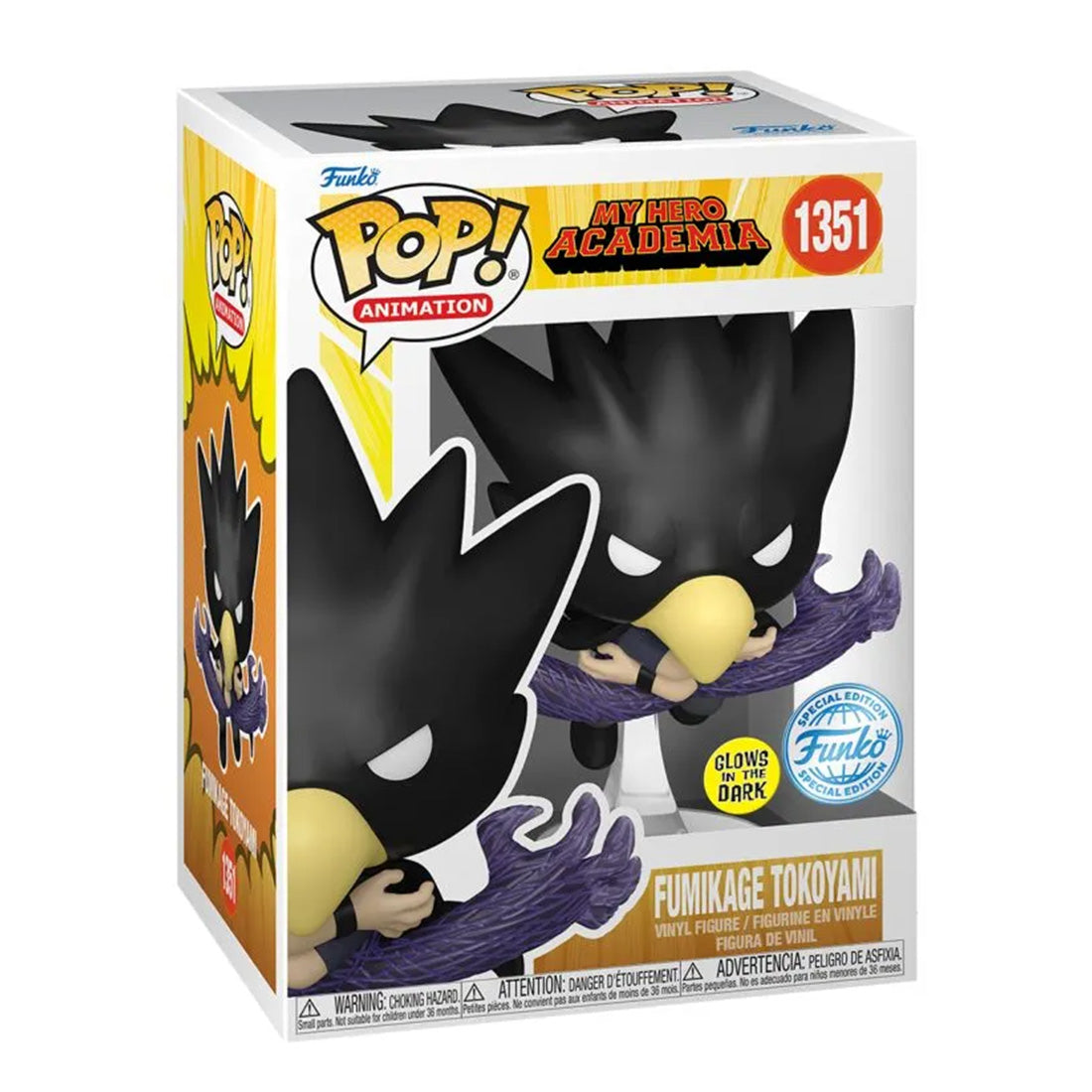 My Hero Academia - Tokoyami Dark Shadow - Funko Pop! Glow #1351 - 9,5cm