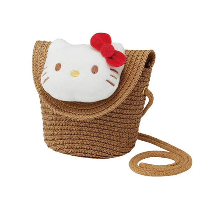 Hello Kitty Stroh Umhaengetasche