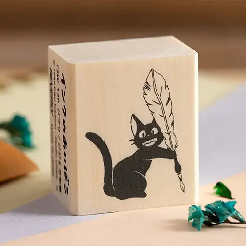 Jiji Schreibfeder Holzstempel