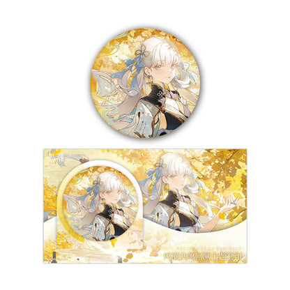 Jinhsi Button Glitzerkarte Set
