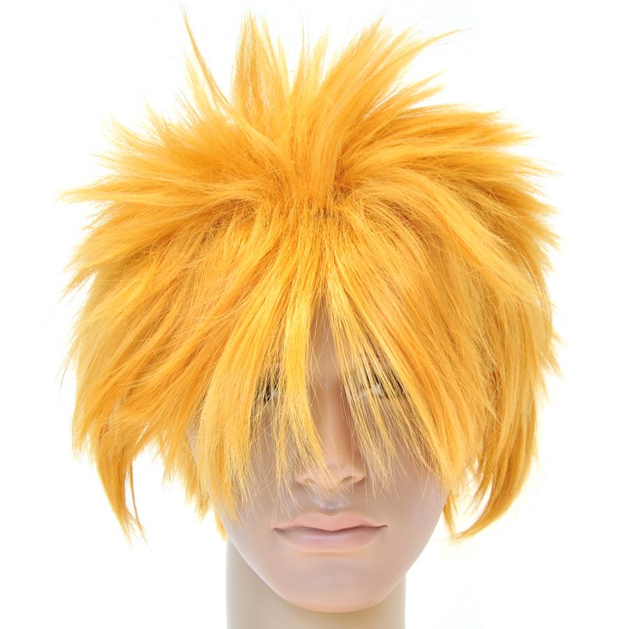 Uzumaki Cosplay Perücke für Naruto Fans, Gelb