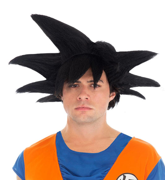 Dragon Ball Cosplay Perücke von Son Goku, Schwarz oder Blond