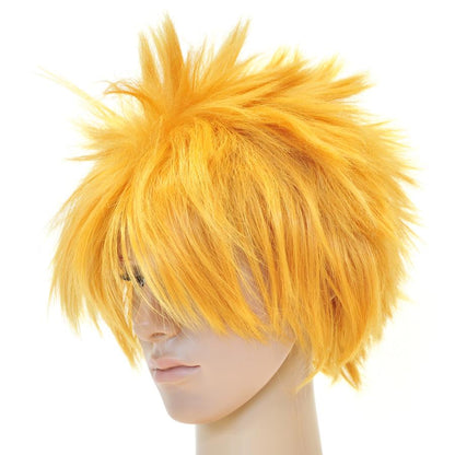 Uzumaki Cosplay Perücke für Naruto Fans, Gelb