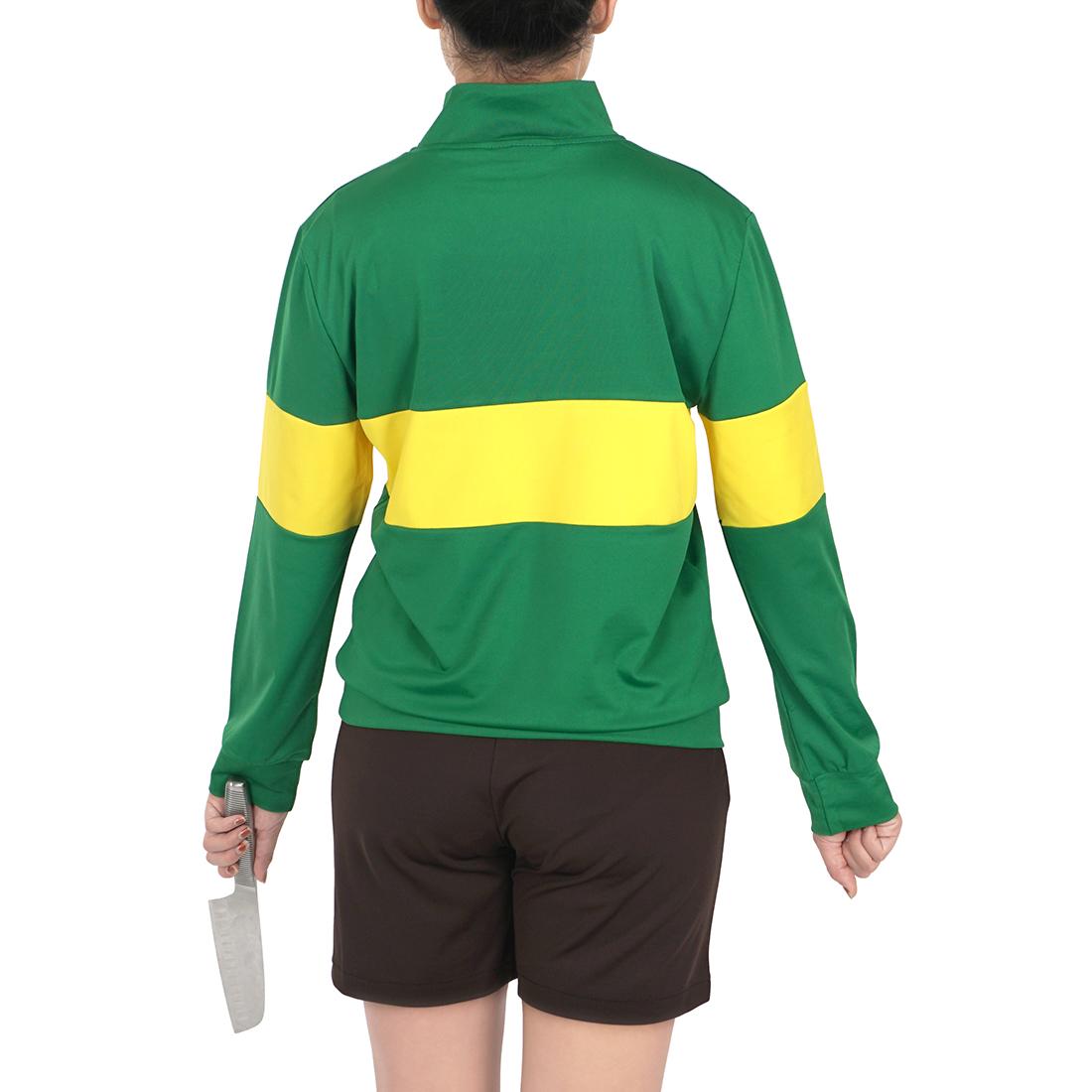Cosplay Kostüm von Chara, Shirt & Hose für Undertale Fans, Größen: S - L