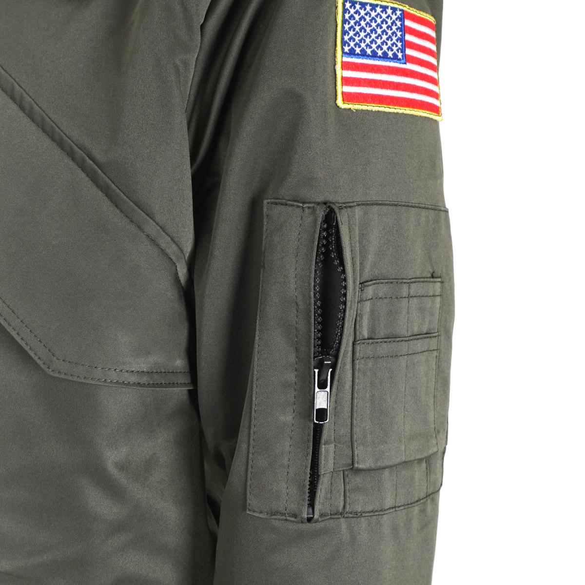 Bomberjacke von Maverick, Pete Mitchell Militär Jacke, Größen: S - XL