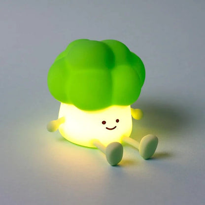 Kawaii Brokkoli Nachtlicht Handyhalterung Lampe