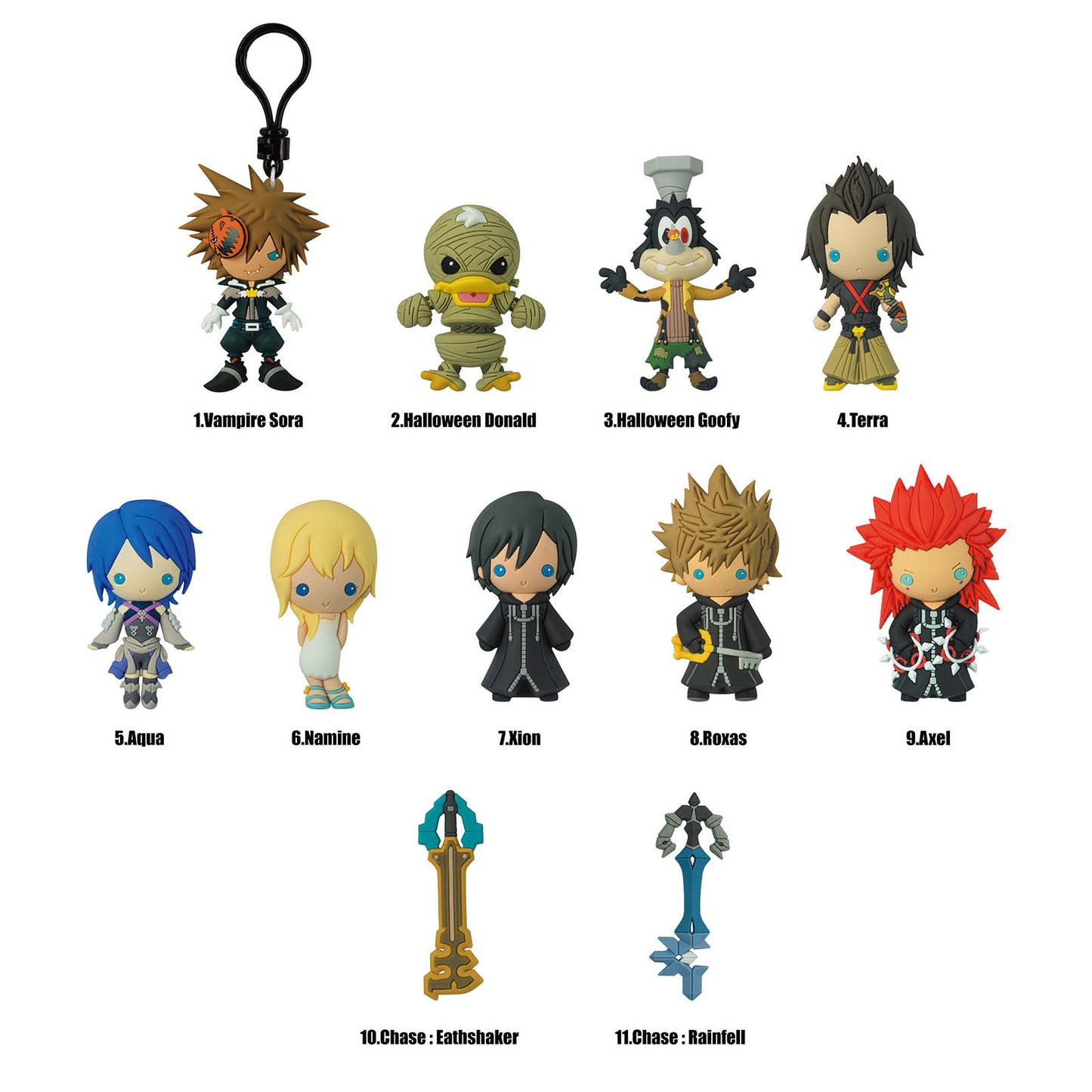 Kingdom Hearts 3D Foam Bag Clip