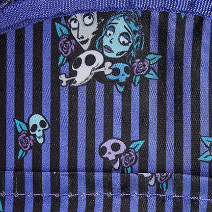 Emily, Corpse Bride Schultertasche, mit Schmetterlingen & Wurm - Loungefly