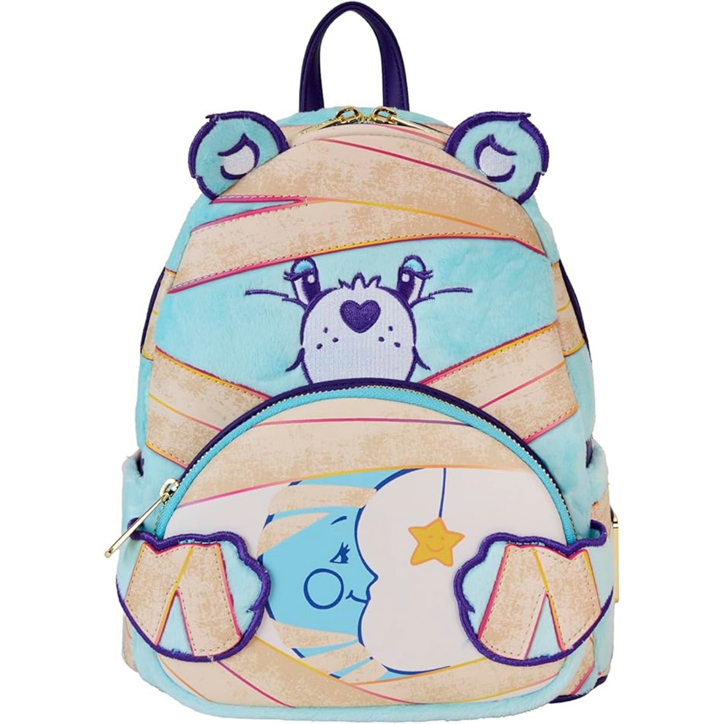 Glücksbärchis X Universal Monsters, Schlummerbärchi als Mumie Rucksack, leuchtet im Dunkeln - Loungefly