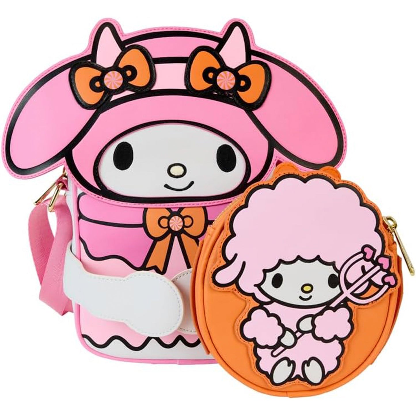 My Melody Devil Umhängetasche, Sanrio, mit Kürbislaternentasche - Loungefly