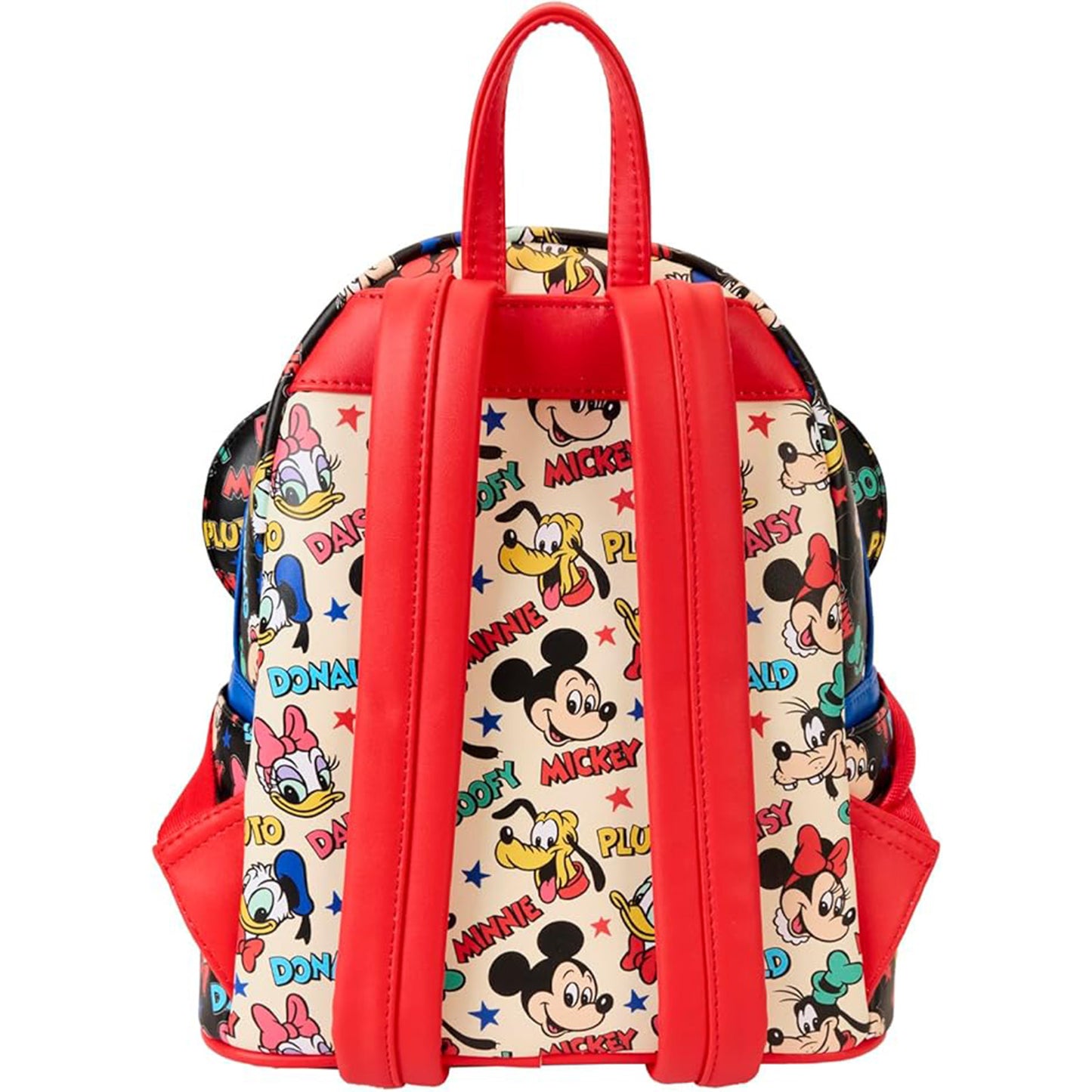 Mickey & Friends, Disney Mini-Rucksack mit Mausohren-Haarreif - Loungefly