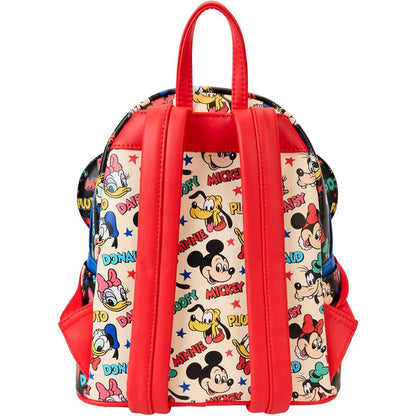 Mickey & Friends, Disney Mini-Rucksack mit Mausohren-Haarreif - Loungefly