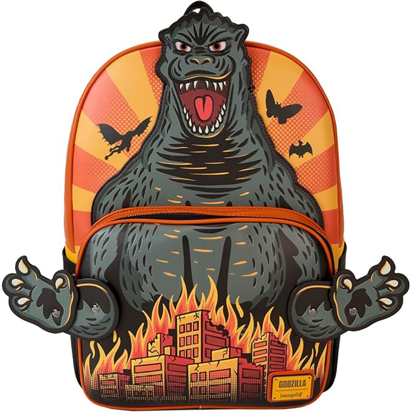Godzilla in Tokyo (Toho), Rucksack mit beweglichen Armen - Loungefly