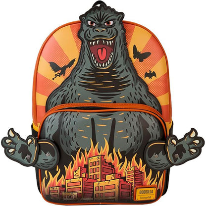Godzilla in Tokyo (Toho), Rucksack mit beweglichen Armen - Loungefly
