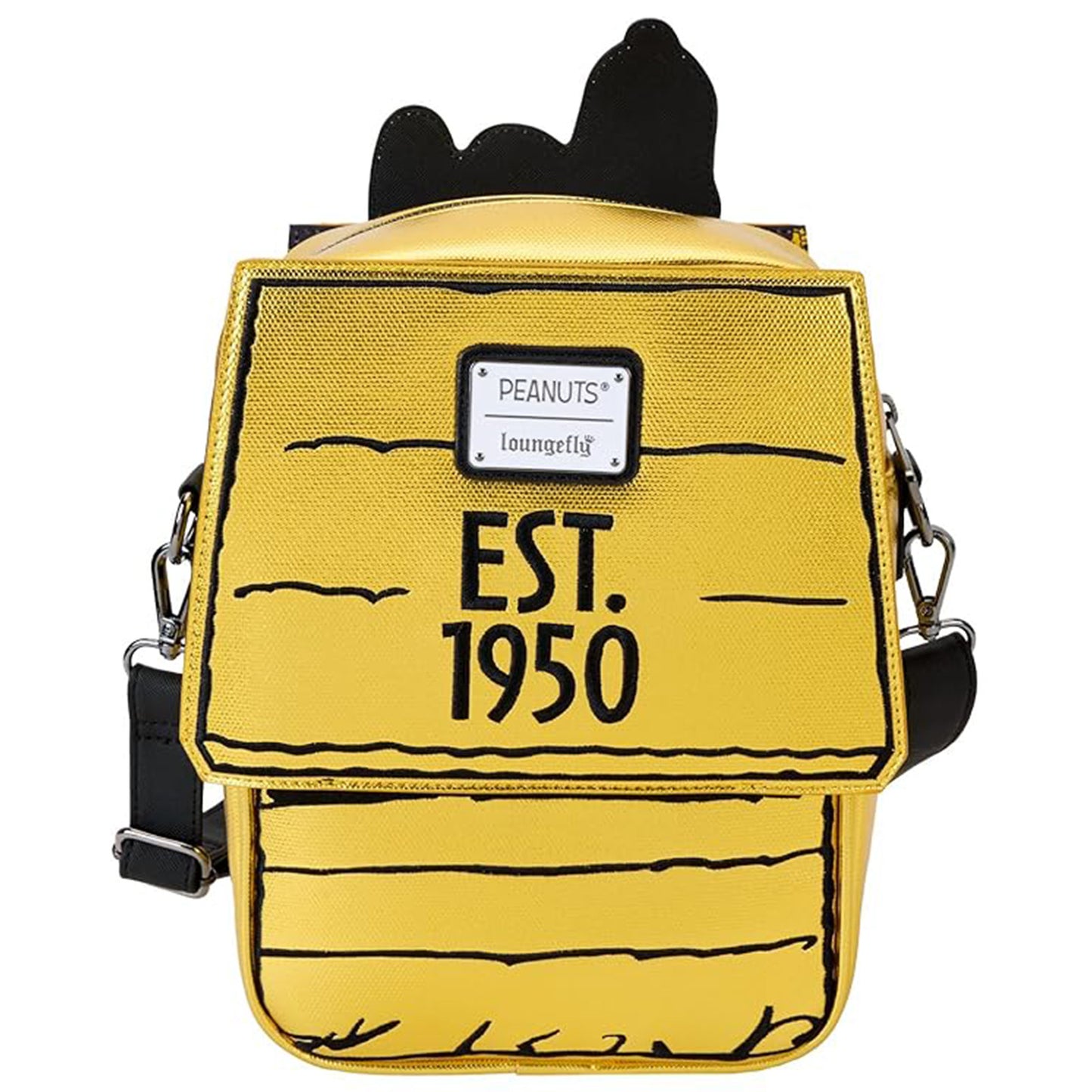 Snoopy und Hundehütte, Peanuts Umhängetasche, 75th Anniversary - Loungefly