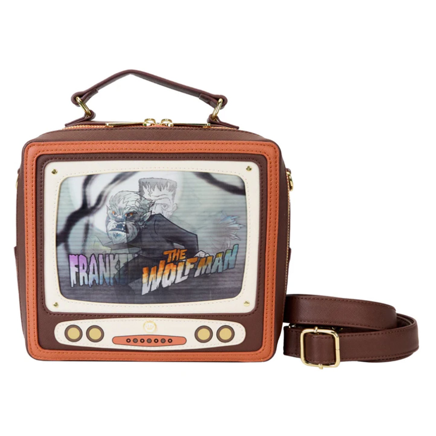 Universal Monsters, Vintage TV Umhängetasche, Triple Lenticular - Loungefly