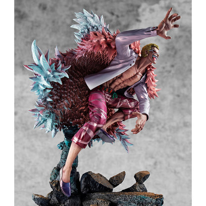 One Piece - Donquixote Doflamingo - Portrait of Pirates Figur - 35cm - MegaHouse