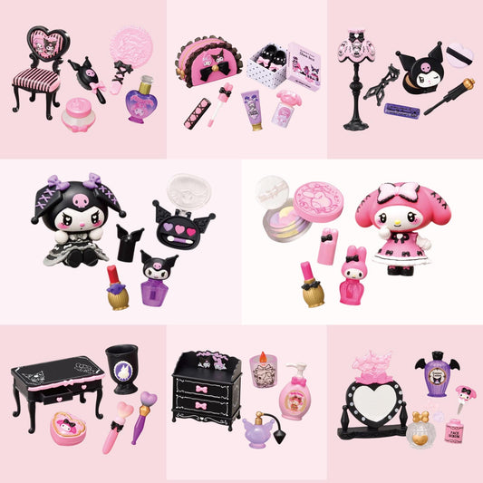 My Melody Kuromi Cosmetics Re-Ment