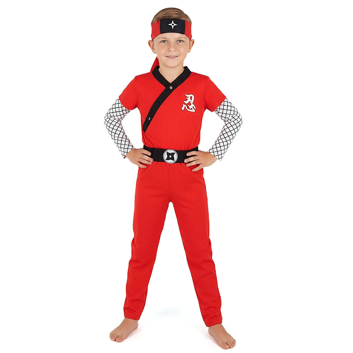 Ninja Kinderkostuem Rot