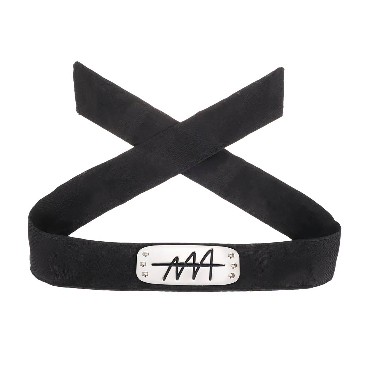 Naruto Shippuden - Akatsuki Ninja Stirnband - mit durchgestrichenem Wappen - Dorf wählbar