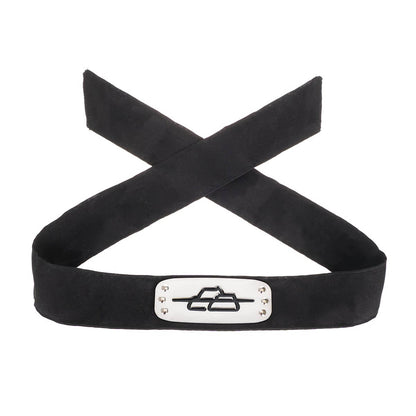 Naruto Shippuden - Akatsuki Ninja Stirnband - mit durchgestrichenem Wappen - Dorf wählbar