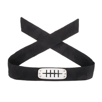 Naruto Shippuden - Akatsuki Ninja Stirnband - mit durchgestrichenem Wappen - Dorf wählbar