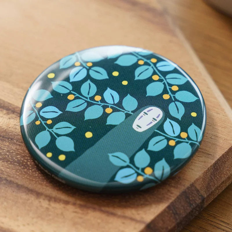 Ohngesicht Button Enoki Muster
