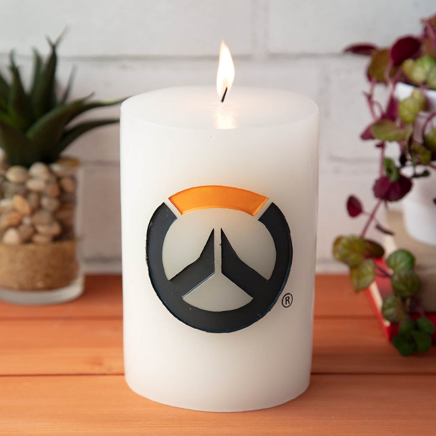 Overwatch Insignia Kerze Logo 