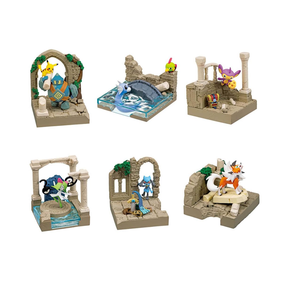 Pokemon Diorama Ruinen Blindbox