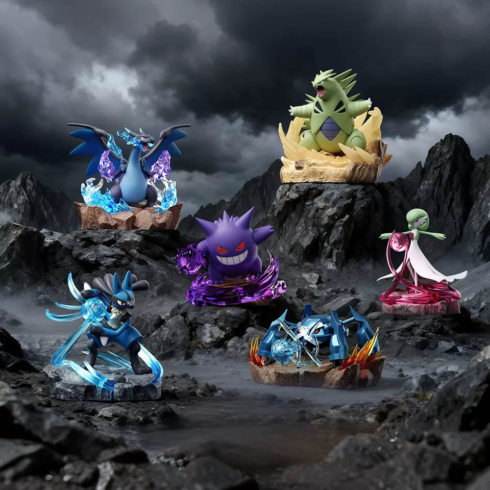 Pokemon Kampfszene Leuchtende Figur Blindbox