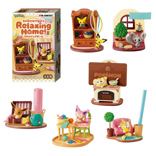 Pokémon DesQ Relaxing Home! Re-Ment