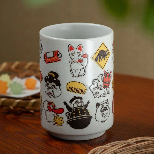 Pom Poko Japanische Tee Tasse Yunomi