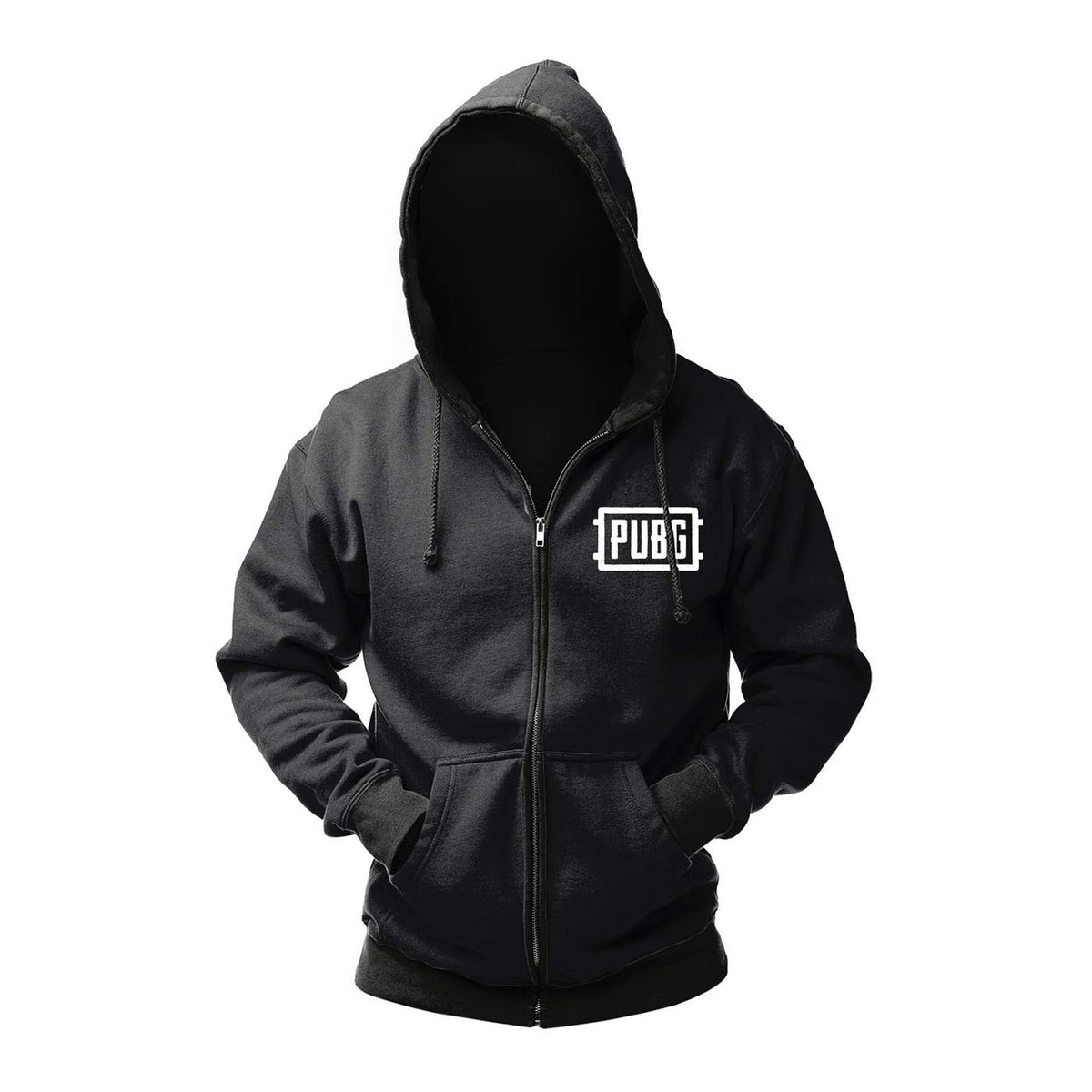 PUBG Battlegrounds Logo Zip Hoodie