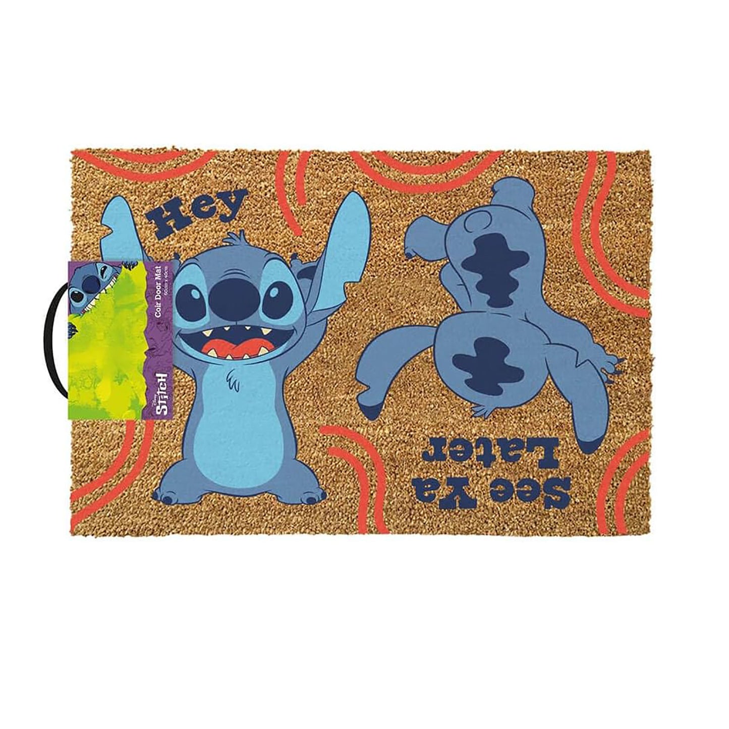 Lilo & Stitch Fußmatte "Hey See Ya Later", 60 × 40 × 1,3 cm - Pyramid