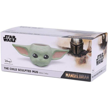 Baby Grogu 3D Tasse, Star Wars: The Mandalorian Sammeltasse, 13 cm, 454 ml - Pyramid
