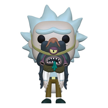 Funko POP! Rick mit Glorzo, Rick & Morty Sammelfigur, 956, 9,5 cm