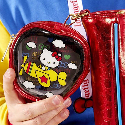 Hello Kitty 50th Anniversary, Sanrio Tragetasche & Geldbörse - Loungefly